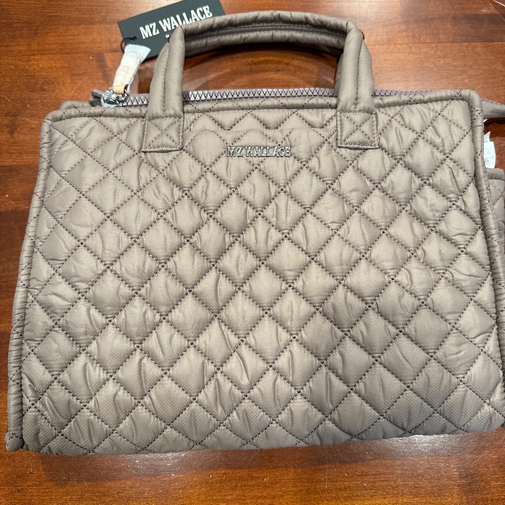 MZ Wallace Mauve Med  Box Tote New with tags